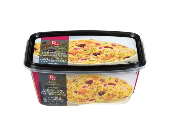 Plaisirs Gastronomiques Salade de couscous aux agrumes et canneberges - 300.0 G