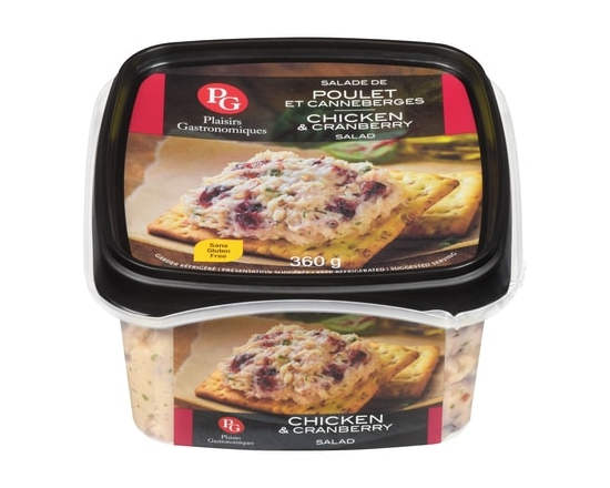 Plaisirs Gastronomiques Tartinade au poulet et canneberges - 360.0 G
