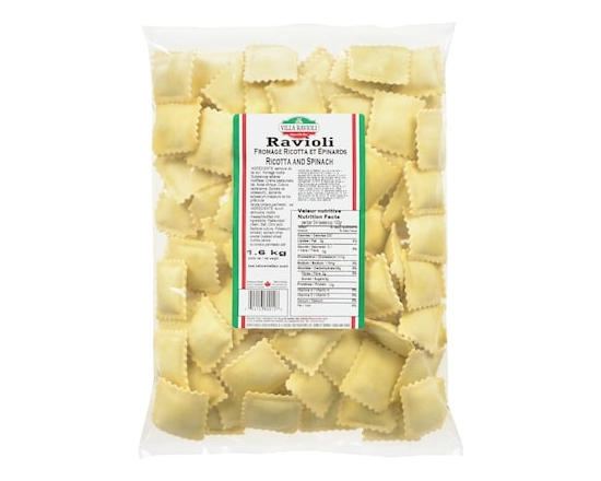 Fromage Ricotta Et Épinards Ravioli - 1.6 KG