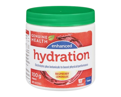 Genuine Health Enhanced Hydration Powder Raspberry Lemonade - 100.0 G