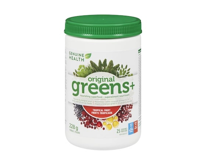 Genuine Health greens+ original tropical fruit - 228 G