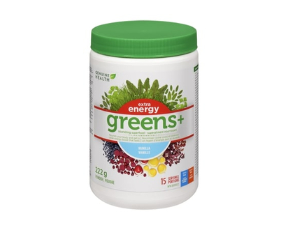 Genuine Health greens+ extra energy - 222 G