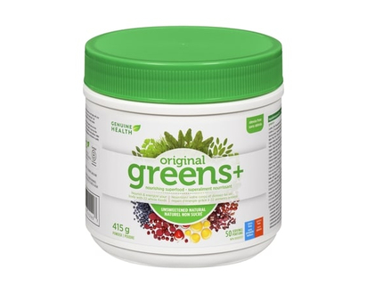 Genuine Health greens+ original Naturel Non Sucre - 415 G