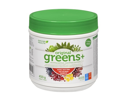Genuine Health greens+ original Baies Melangees Naturelles - 450 G