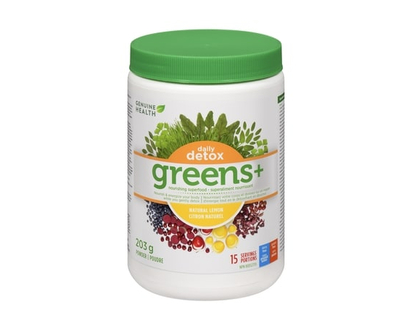 Genuine Health greens+ daily detox - 204 G