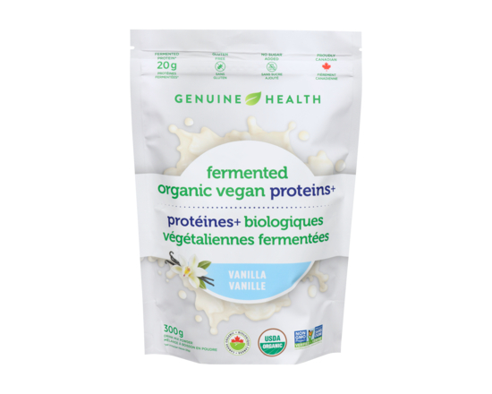 Fermented Organic Vegan Proteins+ Drink Mix Powder Vanilla - 300.0 G