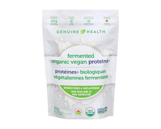 Fermented Organic Vegan Proteins+ Drink Mix Powder Unsweetened & Unflavoured - 260.0 G