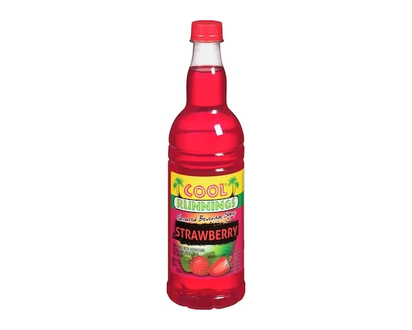 Cool Runnings Fruit Beverage Syrup Strawberry - 750.0 ML