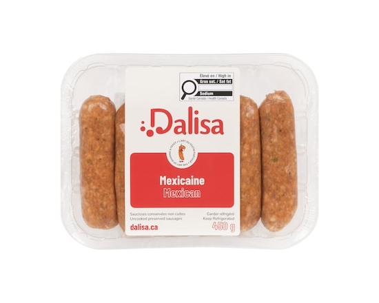 Dalisa Saucisses conservées non cuites mexicaine - 450.0 G