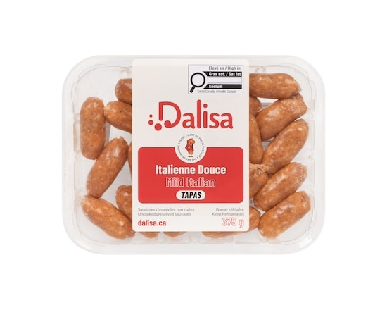 Dalisa DLIS SAUCISSE ITAL DOUCE TAPAS - 375.0 G