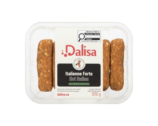 Dalisa DALISA SAUCISSE ITAL FORTE SG - 375.0 G