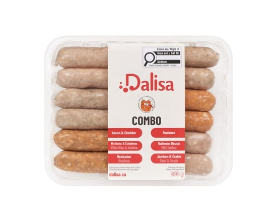 Dalisa Combo saucisses de porc Dalisa - 900.0 G