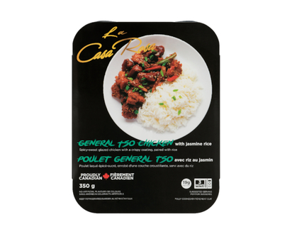 La Casa Rosa General Tso Chicken With Jasmine Rice - 350.0 G