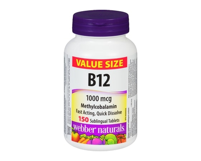 Webber Vitamin B12 Methylcobalamin 1000 mcg - 150 TAB