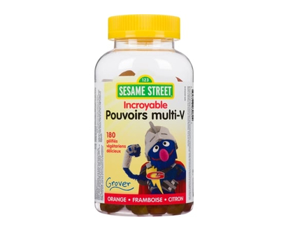 Sesame Street Vitamins, Incredible Power Multi Vegetarian Gummies - 180.0 EA