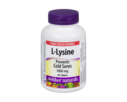 Webber L-Lysine 1000 mg - 60 CAP