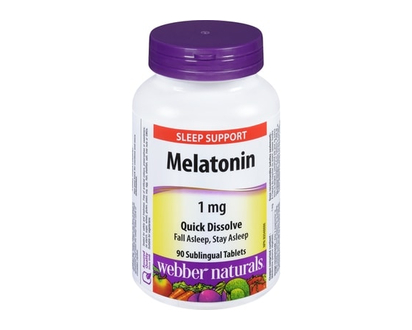Webber Melatonin Quick Dissolve 1 mg - 90 TAB