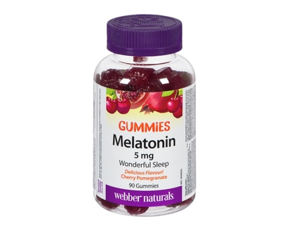 Webber Melatonin 5 mg Cherry Pomegranate - 90 EA