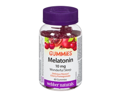 Webber Melatonin 10 mg Cherry Pomegranate - 60 EA