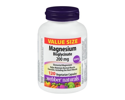 Webber Naturals Magnesium Bisglycinate Value Size - 120.0 EA