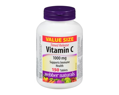 Webber Naturals Vitamin C 1000 Mg Value Size - 150.0 EA