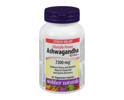 Webber Naturals Ashwagandha 7200 Mg - 60.0 EA