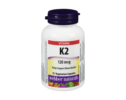 Webber Naturals Vitamin K2 120 Mcg - 75.0 EA