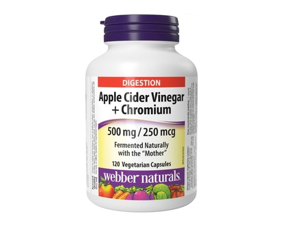 Webber Apple Cider Vinegar + Chromium - 120 CAP