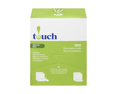 Cello Wrapped Toothpicks, Mint - 1.0e3 EA