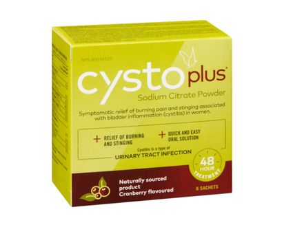 Cystoplus Sodium Citrate Powder, Cranberry - 5.6 G