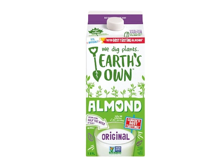 Earth's Own Almond Beverage, Original - 1.89 L