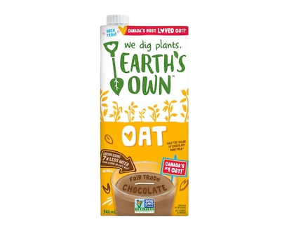 Earth's Own Oat Beverage, Chocolate - 946.0 ML