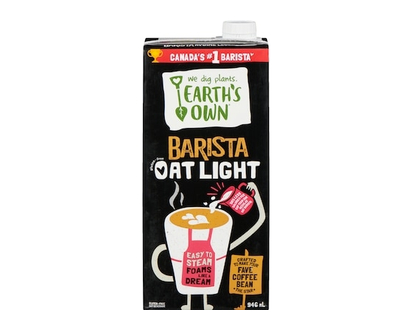 Earth's Own Gluten-Free Oat Beverage Barista Oat Light - 946.0 ML
