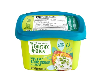 Earth's Own Dairy-Free Sour Cream, Plant-Based - 340.0 G