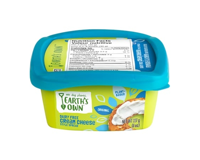 Earth's Own Dairy-Free Cream Cheese, Plant-Based - 227.0 G