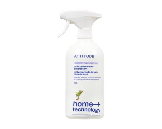 Attitude Nettoyant Salle De Bain Désinfectant 99,99 % Vaporisateur Lavande Et Thym - 800.0 ML