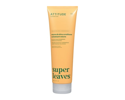 Attitude Super Leaves Natural Conditioner Volume and Shine Soy Protein and Cranberries - 240.0 ML