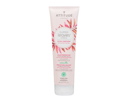 Attitude Super Leaves Natural Conditioner Color Protection Avocado Oil and Pomegranate - 240.0 ML