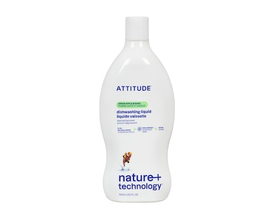 Attitude Liquide Vaisselle Pomme Verte Et Basilic - 700.0 ML