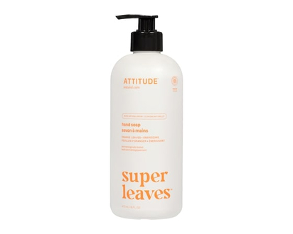 Attitude Savon pour les mains naturel Super Leaves, feuilles d’oranger - 473.0 ML