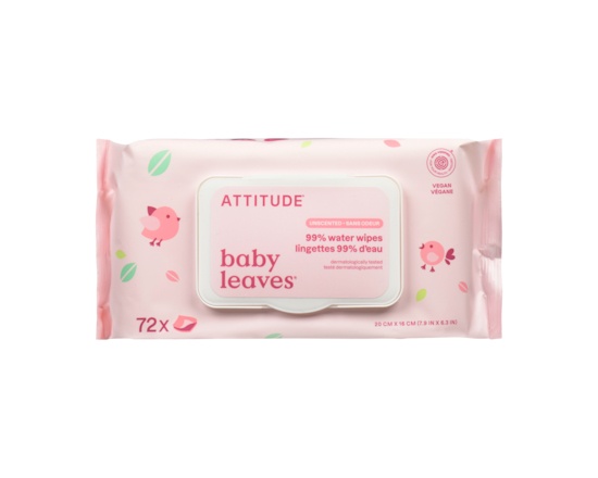 99% Water Wipes Unscented - 72.0 EA