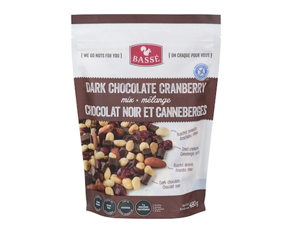 Basse Dark Chocolate Cranberry Mix - 480.0 G