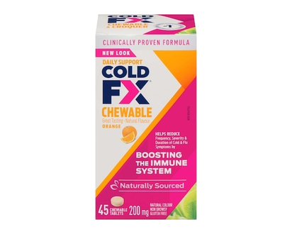 Cold FX Orange 200 mg 45 Chewable Tablets - 45.0 EA