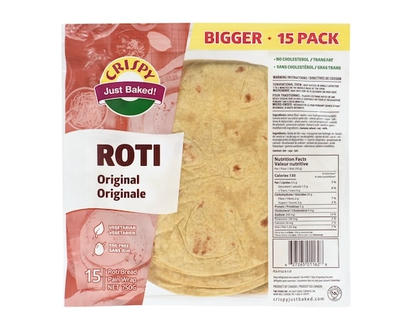 Crispy Roti Wrap Original, 15pieces - 750.0 G