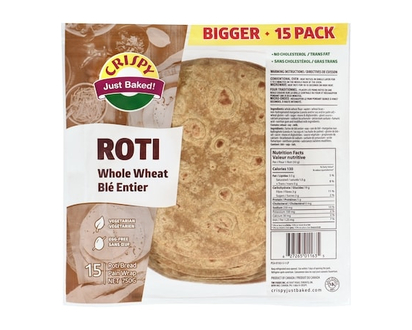 Crispy Roti Wrap Whole Wheat, 15pieces - 750.0 G