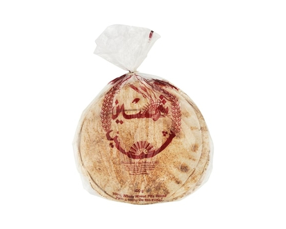 Sunbake Whole Wheat Pita, 11 in - 600.0 G