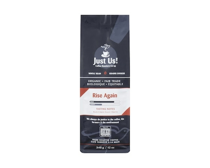 Just Us Whole Bean Coffee, Rise Again - 340.0 G