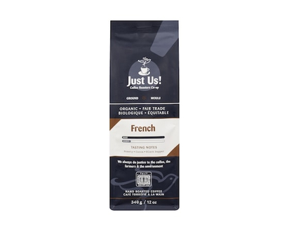 Just Us Ground Coffee, French - 340.0 G