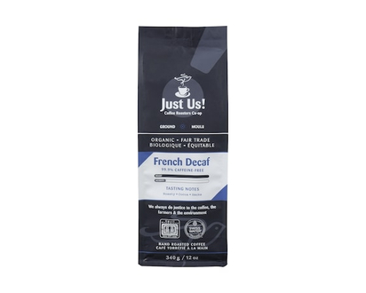 Just Us Ground Coffee, French Decaf - 340.0 G