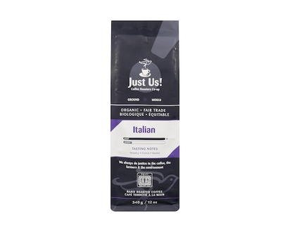 Just Us Ground Coffee, Italian - 340.0 G
